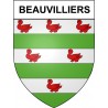 Beauvilliers 28 ville Stickers blason autocollant adhésif