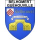 Belhomert-Guéhouville 28 ville Stickers blason autocollant adhésif