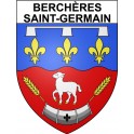 Berchères-Saint-Germain 28 ville Stickers blason autocollant adhésif