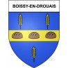 Boissy-en-Drouais 28 ville Stickers blason autocollant adhésif