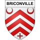Briconville 28 ville Stickers blason autocollant adhésif