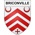 Briconville 28 ville Stickers blason autocollant adhésif