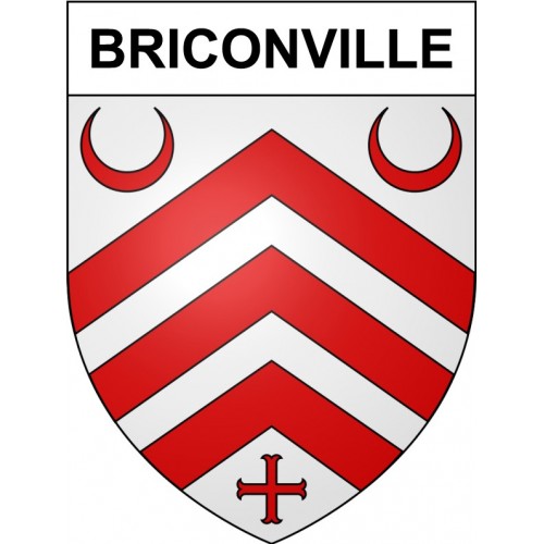 Briconville 28 ville Stickers blason autocollant adhésif