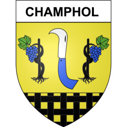 Stickers coat of arms Bazas adhesive sticker