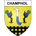 Champhol 28 ville Stickers blason autocollant adhésif