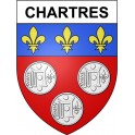 Stickers coat of arms Chartres adhesive sticker