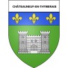 Châteauneuf-en-Thymerais 28 ville Stickers blason autocollant adhésif
