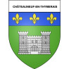 Stickers coat of arms Bazas adhesive sticker
