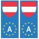 Autriche Österreich europe drapeau Autocollant