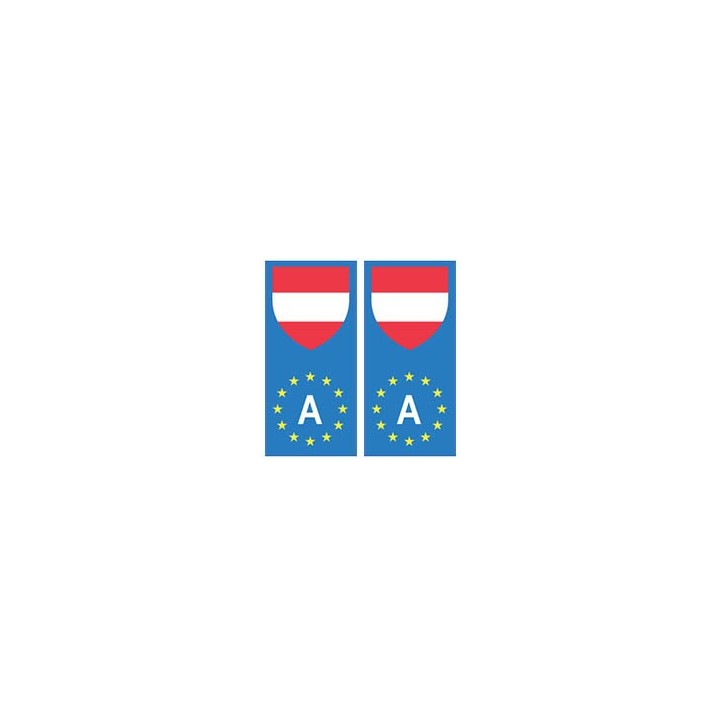 Autriche Österreich europe drapeau Autocollant