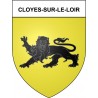Cloyes-sur-le-Loir 28 ville Stickers blason autocollant adhésif
