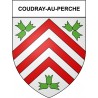 Coudray-au-Perche  28 ville Stickers blason autocollant adhésif