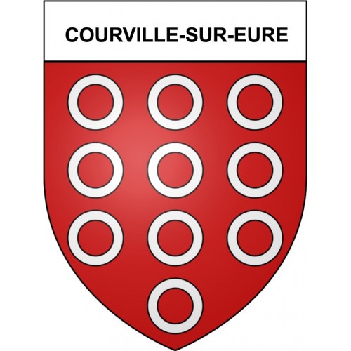 Stickers coat of arms Bazas adhesive sticker