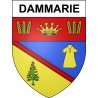 Dammarie 28 ville Stickers blason autocollant adhésif