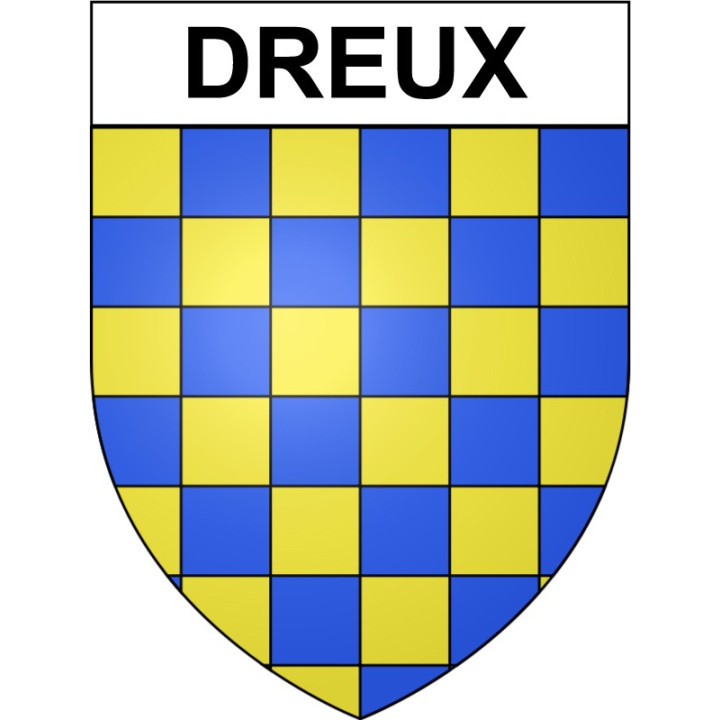 Dreux 28 ville Stickers blason autocollant adhésif