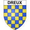 Dreux 28 ville Stickers blason autocollant adhésif