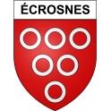 écrosnes 28 ville Stickers blason autocollant adhésif