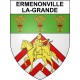 Ermenonville-la-Grande 28 ville Stickers blason autocollant adhésif