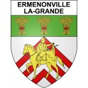 Ermenonville-la-Grande 28 ville Stickers blason autocollant adhésif
