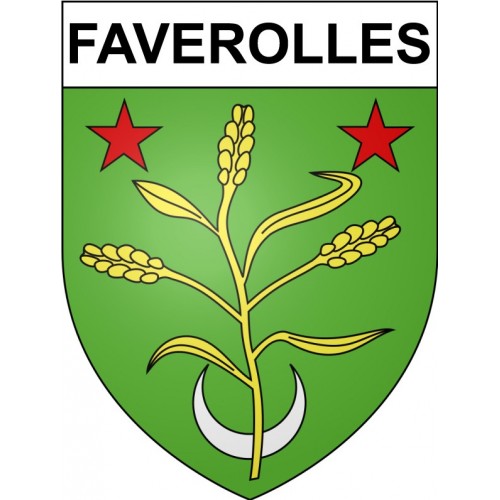 Faverolles 28 ville Stickers blason autocollant adhésif