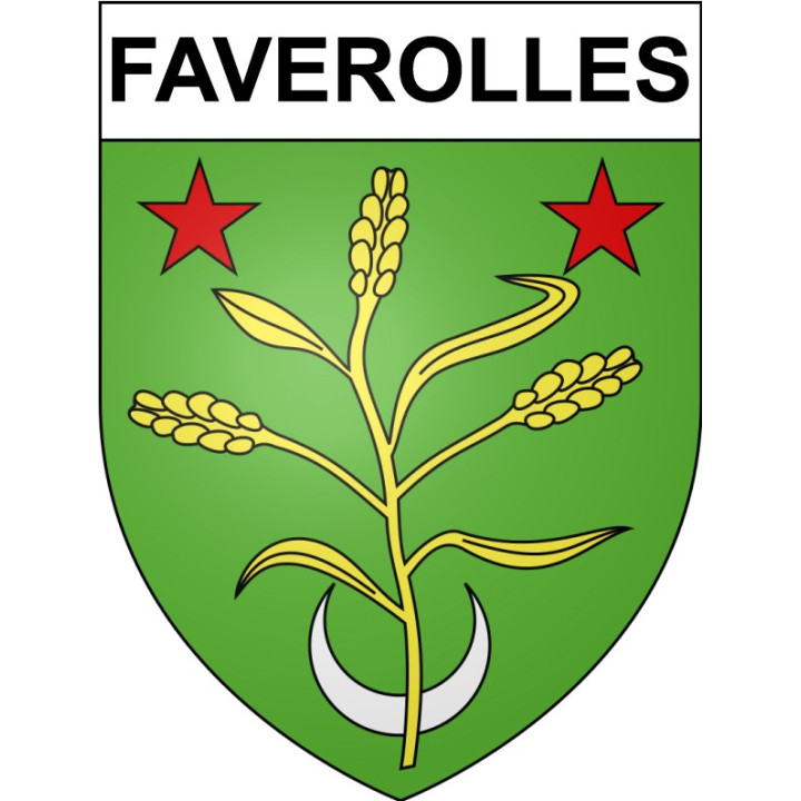 Faverolles 28 ville Stickers blason autocollant adhésif