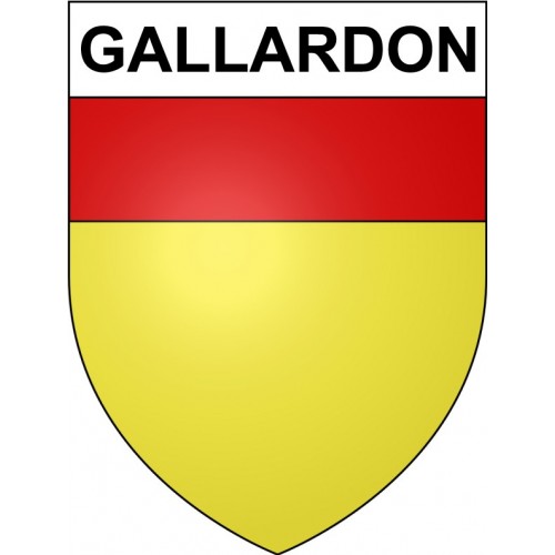 Gallardon 28 ville Stickers blason autocollant adhésif