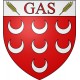 Gas 28 ville Stickers blason autocollant adhésif
