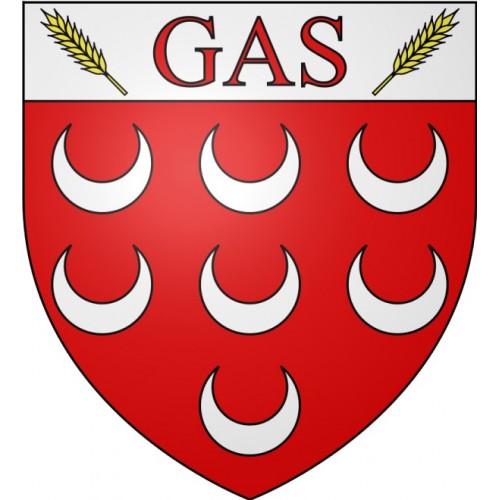 Stickers coat of arms Bazas adhesive sticker