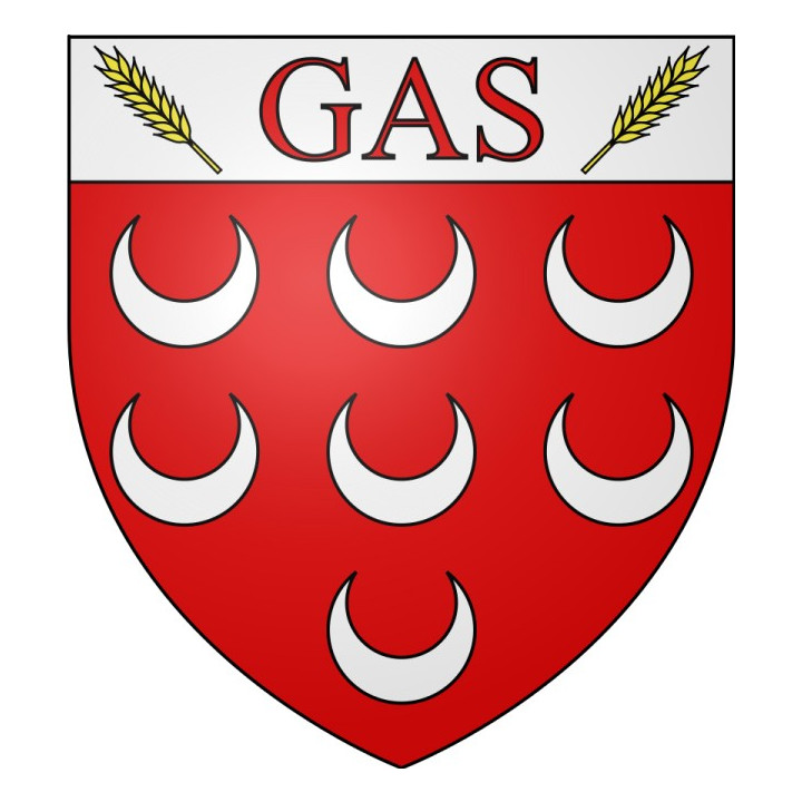 Stickers coat of arms Bazas adhesive sticker