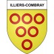 Illiers-Combray 28 ville Stickers blason autocollant adhésif