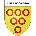 Illiers-Combray 28 ville Stickers blason autocollant adhésif