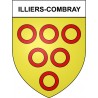 Illiers-Combray 28 ville Stickers blason autocollant adhésif