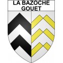 Bazas Sticker wappen, gelsenkirchen, augsburg, klebender aufkleber