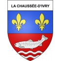 La Chaussée-d'Ivry 28 ville Stickers blason autocollant adhésif