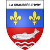 La Chaussée-d'Ivry 28 ville Stickers blason autocollant adhésif