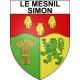 Le Mesnil-Simon 28 ville Stickers blason autocollant adhésif