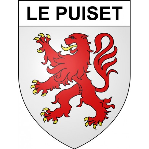 Le Puiset 28 ville Stickers blason autocollant adhésif