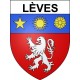 Lèves 28 ville Stickers blason autocollant adhésif