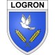 Logron 28 ville Stickers blason autocollant adhésif