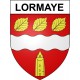 Lormaye 28 ville Stickers blason autocollant adhésif