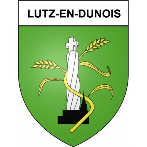 Stickers coat of arms Bazas adhesive sticker