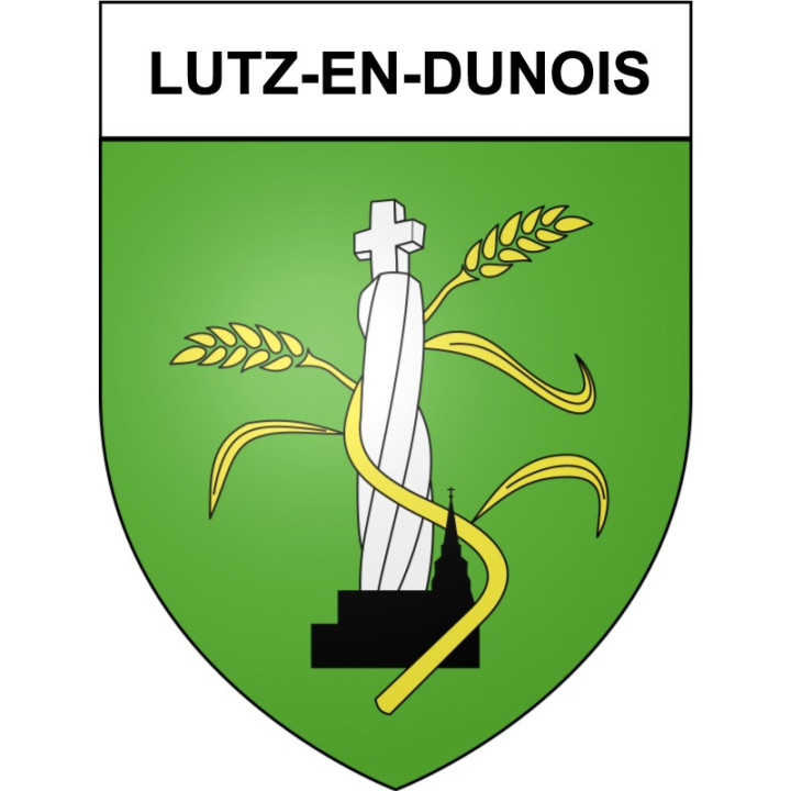 Stickers coat of arms Bazas adhesive sticker