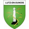 Stickers coat of arms Bazas adhesive sticker