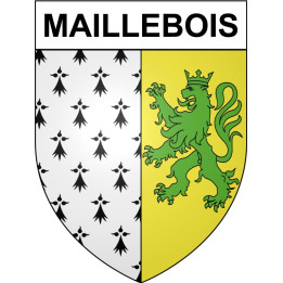 Pegatinas escudo de armas de Bazas adhesivo de la etiqueta engomada
