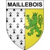 Maillebois 28 ville Stickers blason autocollant adhésif