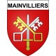 Mainvilliers 28 ville Stickers blason autocollant adhésif