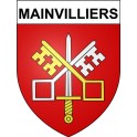 Mainvilliers 28 ville Stickers blason autocollant adhésif