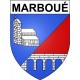 Marboué 28 ville Stickers blason autocollant adhésif