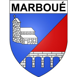 Stickers coat of arms Bazas adhesive sticker