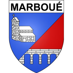 Stickers coat of arms Bazas adhesive sticker